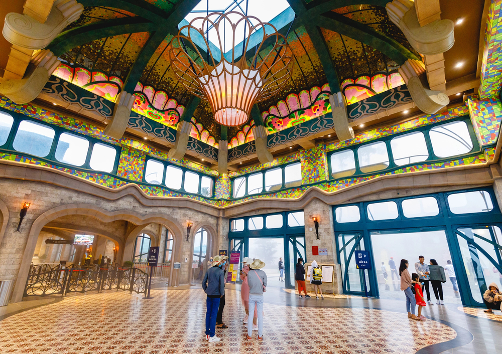 Kiến trúc độc đáo của nhà ga cáp treo Núi Bà Đen 